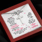To Daughter - Sometimes It's hard - Artisan Cross Necklace