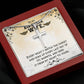 To Air Force Wife - Every night - Artisan Cross Necklace