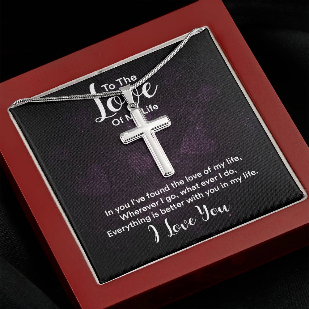 To love - In you - Artisan Cross Necklace