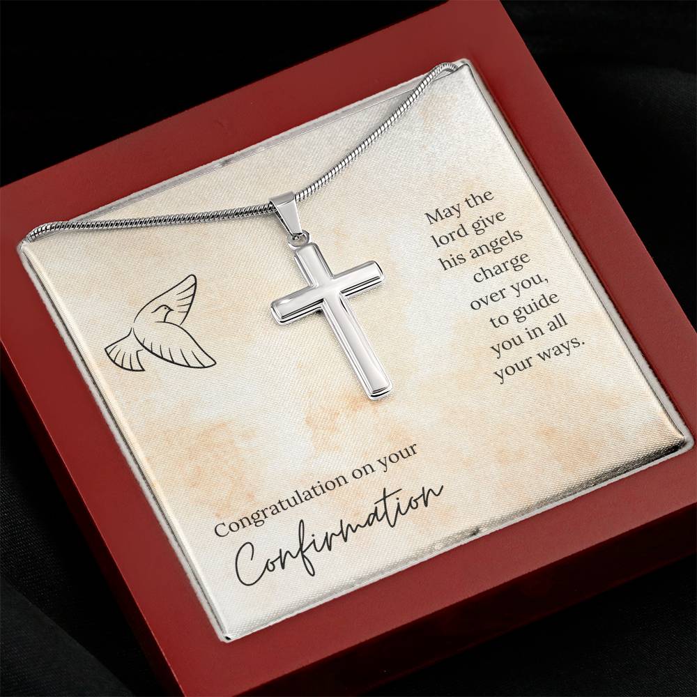 Confirmation - May the Lord - Artisan Cross Necklace