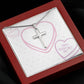 Valentine's Day - XOXO - Artisan Cross Necklace