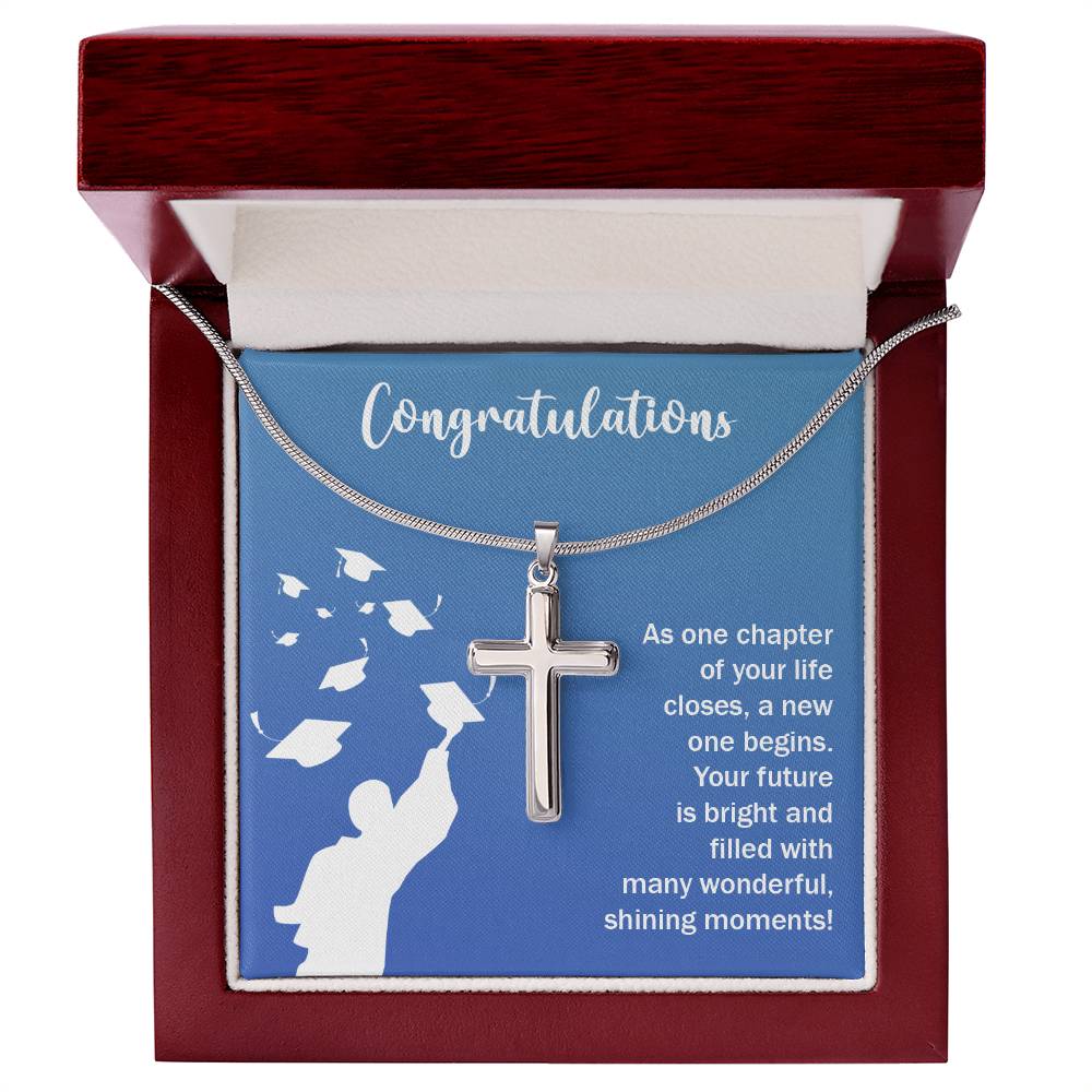 Graduation - As on chapter - Artisan Cross Necklace