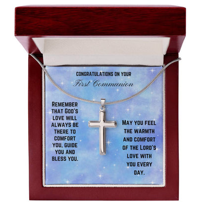 Communion - Remember - Artisan Cross Necklace