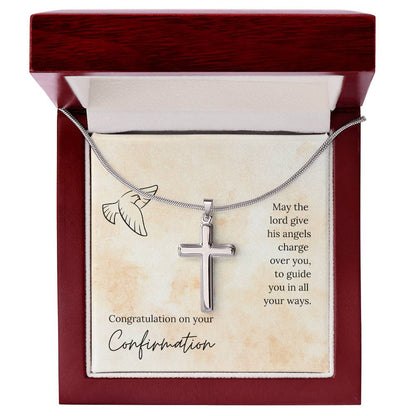 Confirmation - May the Lord - Artisan Cross Necklace