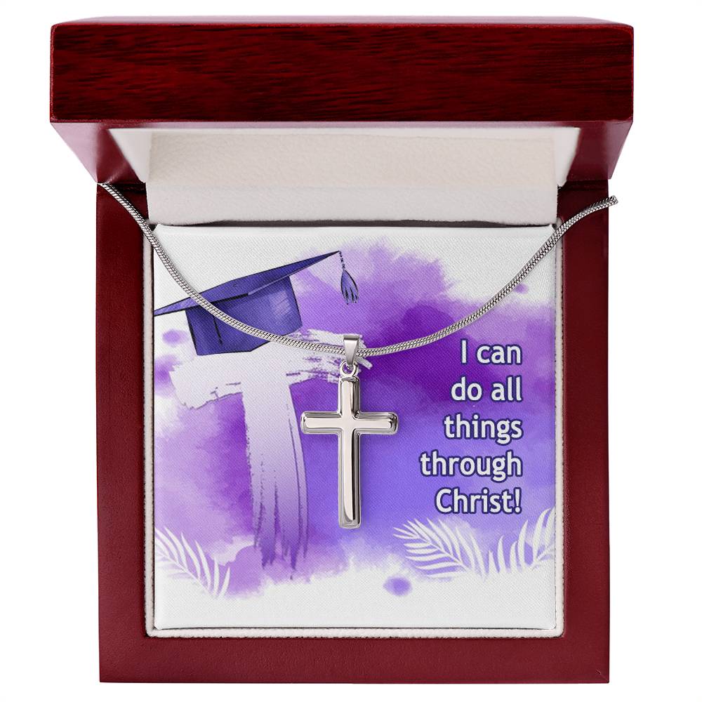 Easter - I can do - Artisan Cross Necklace